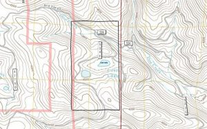 Lost Lake Montana Topography Map